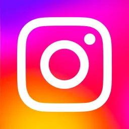 Instagram logo.