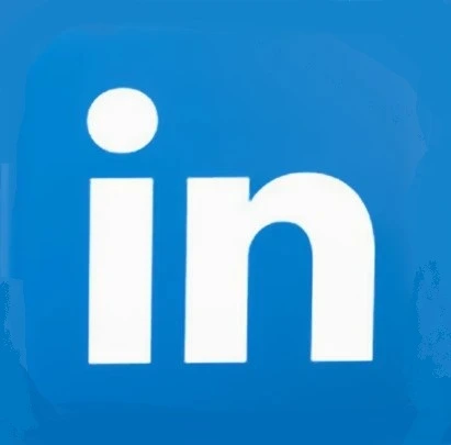 LinkedIn logo.