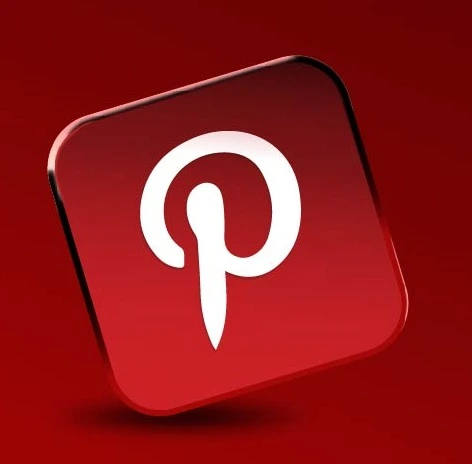 Pinterest logo.